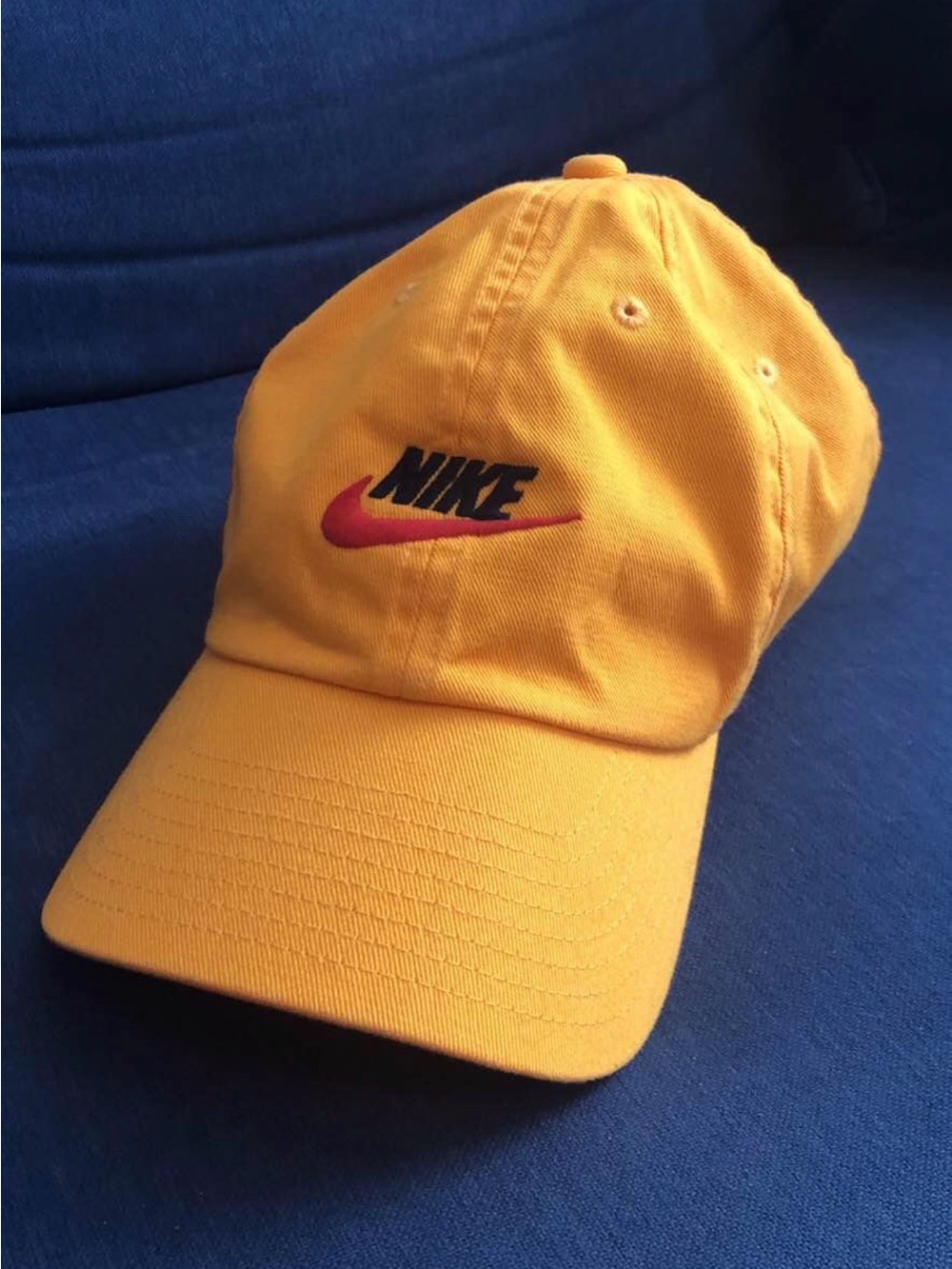 Nike hat yellow